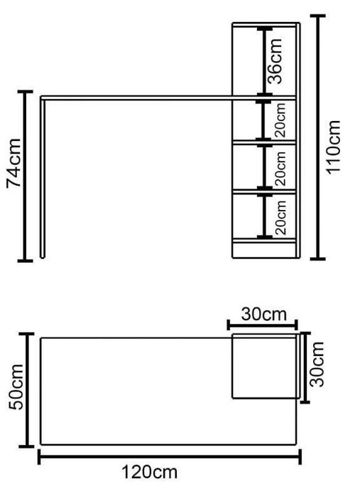 купить Офисный стол Remaks Tower Oak в Кишинёве 