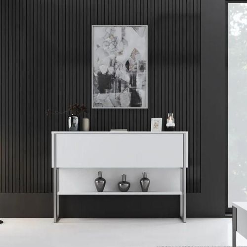 купить Стол Trendy Luxe, ArgintAlb, 120x80x30cm (GTR005832) в Кишинёве 