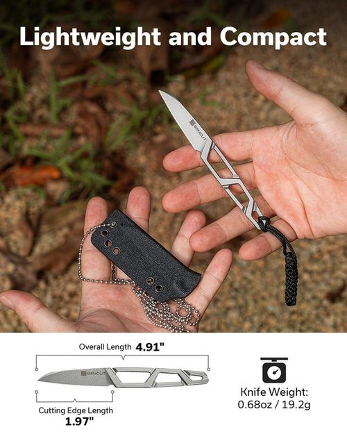 купить Нож походный Sencut S23095-2 Texo, reverse tanto, teacă Kydex в Кишинёве 