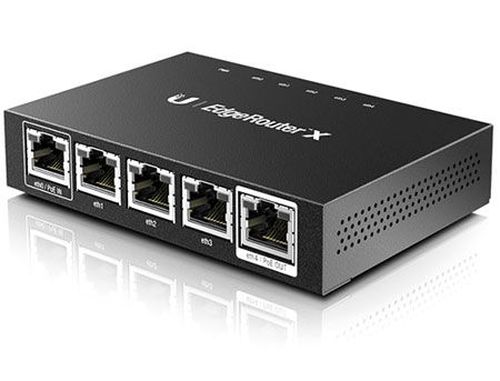 купить Роутер Маршрутизатор Ubiquiti EdgeRouter X, 5-port Gigabit Router, Passive PoE passthrough option, Processor Dual-Core 880 MHz, MIPS1004Kc, System Memory 256 MB DDR3 RAM, 5 Port line rate switch, ER-X в Кишинёве 