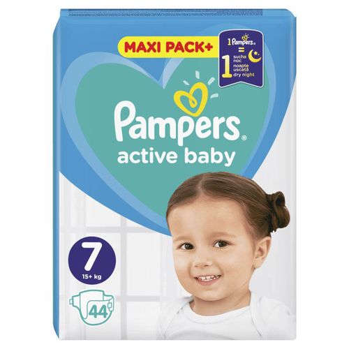 Scutece Pampers Active Baby 7 (15+ kg) 44 buc 