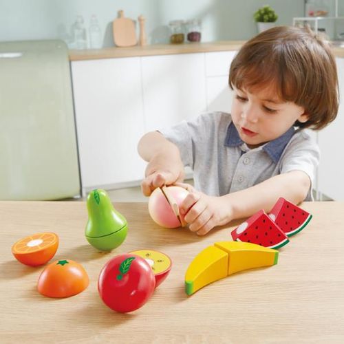 купить Игрушка Hape E3182 Set de joacă din lemn Fructe de la fermă в Кишинёве 