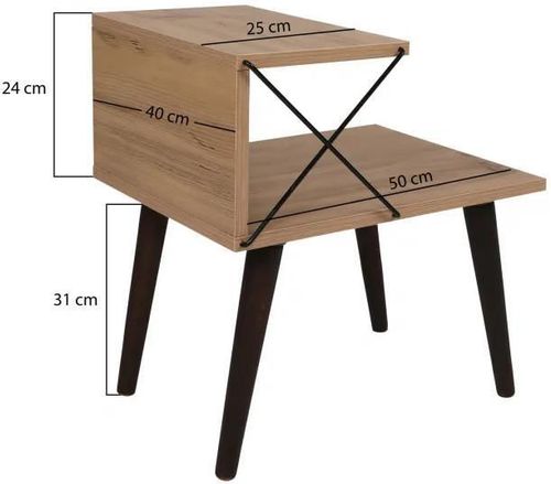 cumpără Noptieră Trendy Cruce Pin, 50x55x40cm (GTR001527) în Chișinău 