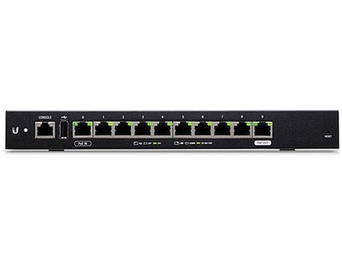 купить Ubiquiti EdgeRouter ER-10X, 10-Port High-Performance Gigabit Router with PoE Flexibility, 24V PoE passthrough option, 10 Gigabit RJ45 ports, CPU Dual-Core 880 MHz, MIPS1004Kc, Memory 512MB DDR3 RAM, 512MB NAND, 260,000 packets per second, ER-10X в Кишинёве 