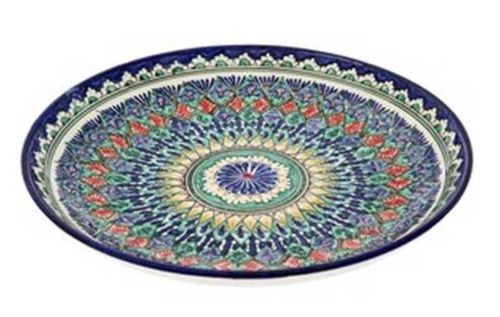 cumpără Farfurie Rishtan Ceramic Lyagan Mehrob 30cm, pictata manual, ceramica în Chișinău 
