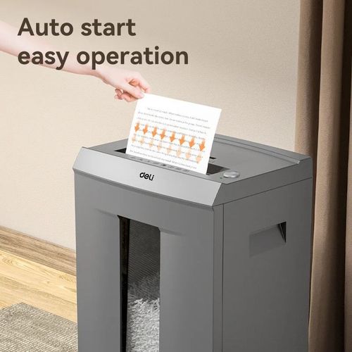 cumpără Distrugător de documente Deli DLET095, P5, 12 листов, 23л, MicroCut în Chișinău 