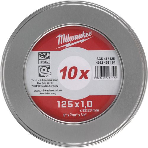 cumpără Disc de șlefuire Milwaukee 4932459164 Set discuri abrazive pentru debitat metal 125x1.0x22.22 (10buc) în Chișinău 
