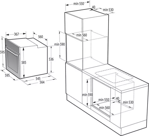 купить Встраиваемый духовой шкаф электрический Gorenje BSA6747A04X в Кишинёве 