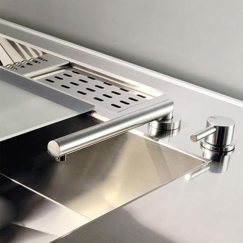 купить Смеситель кухонный Gessi 50107-031 Suggiu Chrome в Кишинёве 