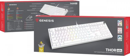 cumpără Tastatură Genesis NKG-2299l White Gateron Yellow Pro în Chișinău 