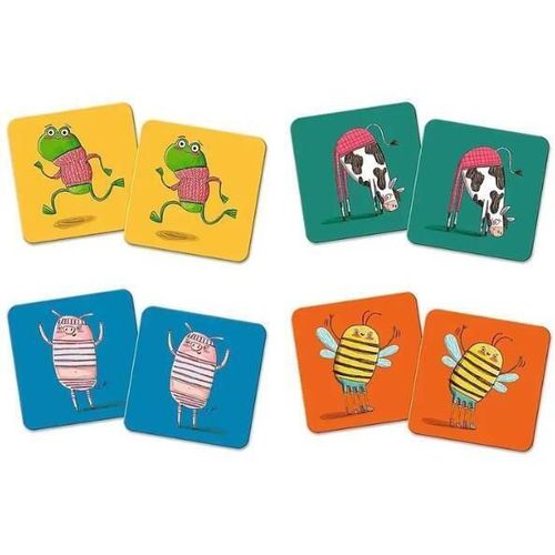 купить Настольная игра Trefl 02271 Jocul memos Animale, 36elem в Кишинёве 