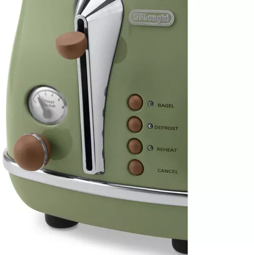 купить Тостер DeLonghi CTOV2103.GR Icona Vintage в Кишинёве 