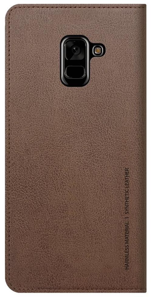 cumpără Husă pentru smartphone Samsung GP-A730, Galaxy A8+ 2018, Araree Mustang Diary, Brown în Chișinău 