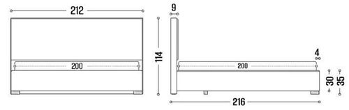 cumpără Pat my-STYLE my-Nika 200x200 (P49D20M02) în Chișinău 