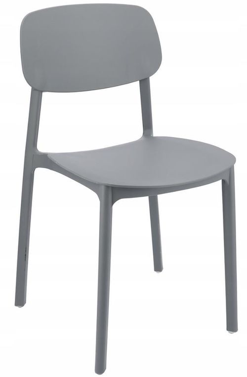 cumpără Scaun Jumi CM-275157 Scaun terasa LARA din plastic, Gri în Chișinău 