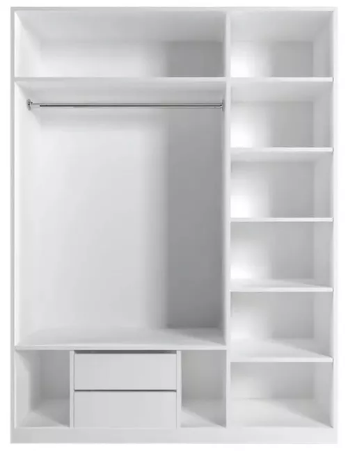 купить Шкаф Fabrik Home Mezzo 1500 белый ясень в Кишинёве 