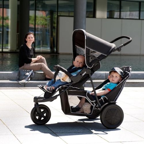 купить Детская коляска Hauck Carucior pentru 2 copii Freerider SH12 Black в Кишинёве 