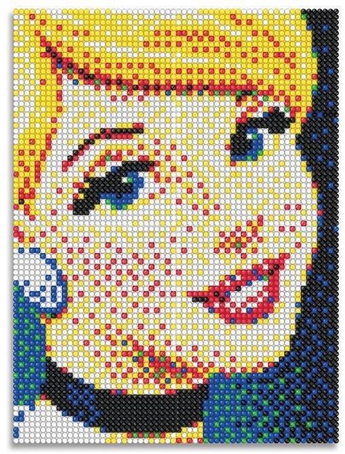 купить Головоломка Quercetti Q0808 Fantacolor Pixel Disney Princess в Кишинёве 