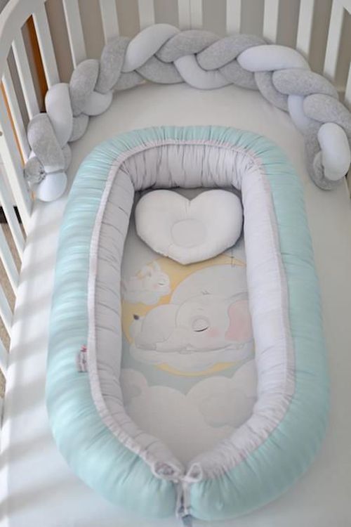 купить Гнездо для новорожденных Veres 450.180 Elephant в Кишинёве 