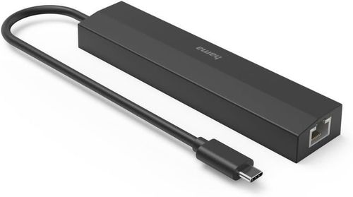 cumpără Adaptor IT Hama 200144 USB-C Hub, Multiport, 6 Ports, 3 x USB-A, USB-C, HDMI, LAN/Ethernet în Chișinău 