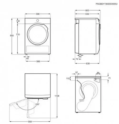 cumpără Uscător de rufe AEG TR838H4CE în Chișinău 