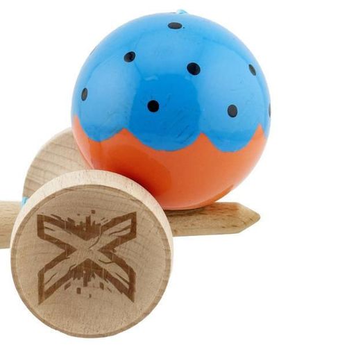 купить Активная игра Essa 165437 Kendama Flippy X Original, 7.5х6х18cm, albastru-portocaliu в Кишинёве 