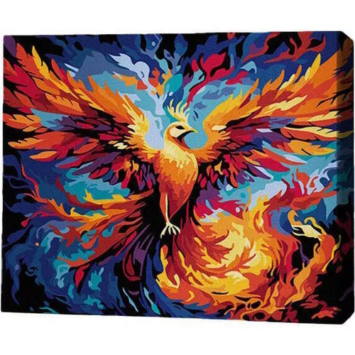 cumpără Tablou pe numere BrushMe RMGB017FC 30x40сm (pânză neagră/fără cutie) Flacăra vieții în Chișinău 