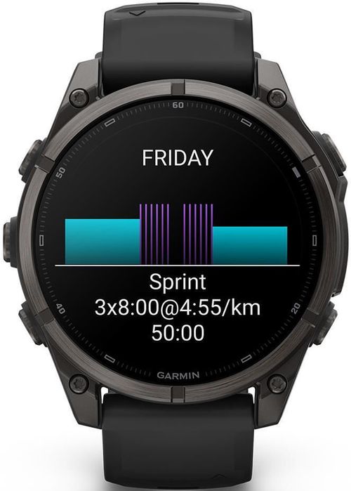 cumpără Ceas inteligent Garmin Fenix 9, 47mm, Carbon DLC, Black Band (010-04762-11) în Chișinău 