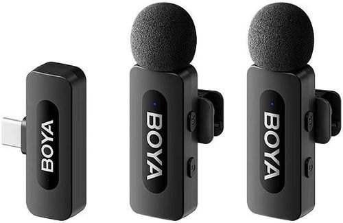 купить Микрофон Boya BY-V20 V2, Type-C Jack, Black в Кишинёве 