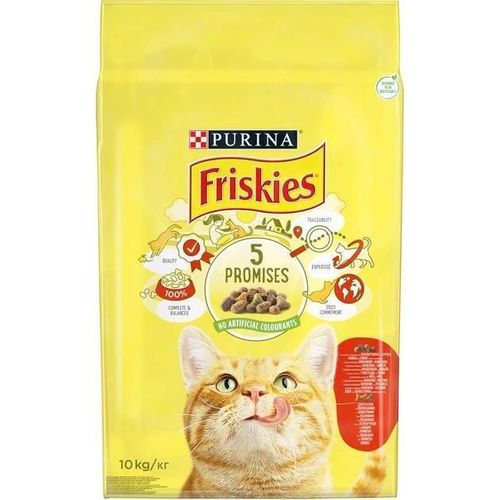 cumpără Hrană pentru animale de companie Purina Friskies Adult hr.usc. p/pisici (carne,pui,legume) 10kg (1) în Chișinău 