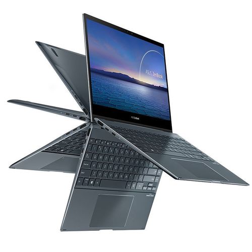 купить Ноутбук 13.3" ASUS ZenBook Flip 13 OLED UX363EA Pine Grey, Intel i5-1135G7 2.4-4.2Ghz/8GB LPDDR4X/SSD 512GB M.2 NVMe/Intel Iris Xe Graphics/WiFi 6 802.11ax/BT5.0/HDMI/HD WebCam/Illum. Keyb./ 13.3" OLED Touchscreen Glossy (1920x1080)/Windows 10 UX363EA-HP184T в Кишинёве 