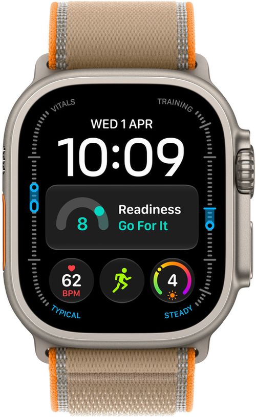 cumpără Ceas inteligent Apple Watch Ultra 4 GPS Cellular 49mm Natural Titanium Case with Sand Trail Loop M/L MJAQ4 în Chișinău 