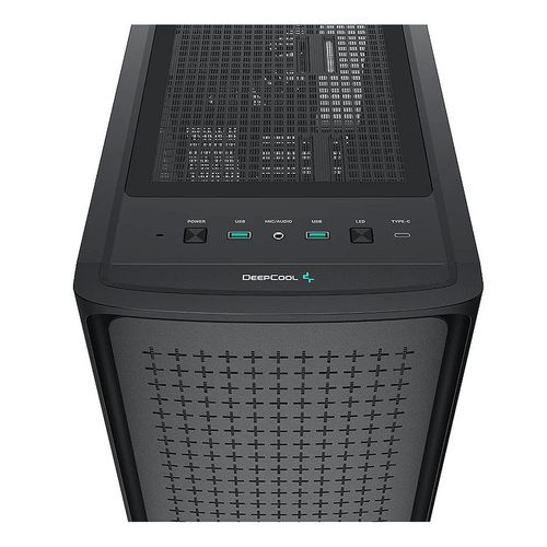 cumpără Carcasa Case Middletower Deepcool CK560 ATX Black, no PSU, Side panel Tempered Glass,  2xUSB3.0, 1xType-C, Audio x 1/Mic x 1, Pre-Installed LED Fans: Front 3X120mm, Rear 1X140mm (carcasa/корпус) în Chișinău 