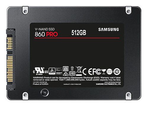 cumpără 512GB SSD 2.5" Samsung 860 PRO MZ-76P512BW, Read 560MB/s, Write 530MB/s, SATA III 6.0Gbps (solid state drive intern SSD/внутрений высокоскоростной накопитель SSD) în Chișinău 