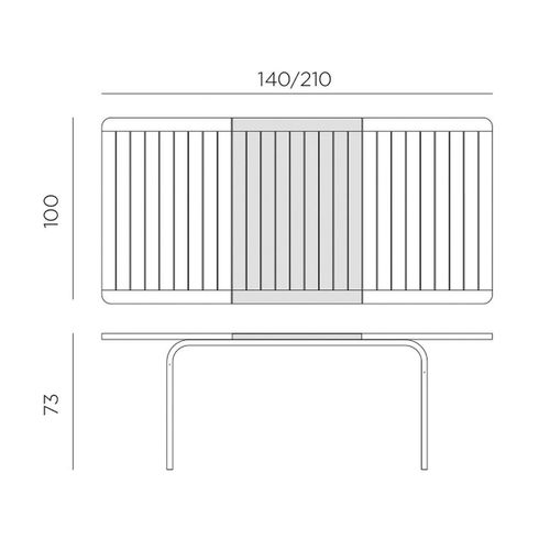 cumpără Masa extensibila Nardi ALLORO 140 EXTENSIBLE ANTRACITE vern. ANTRACITE 42752.02.000 (Masa extensibila pentru gradina exterior terasa) în Chișinău 