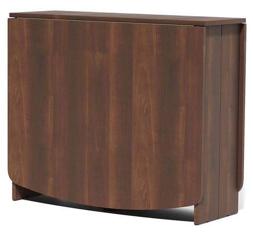 купить Стол Fabrik Home Стол-тумба закругленный орех каменный в Кишинёве 