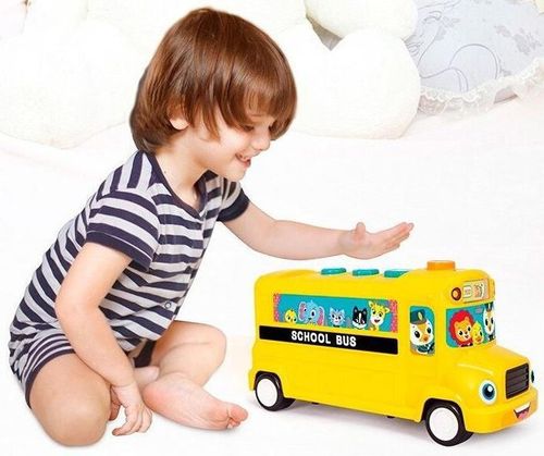 купить Музыкальная игрушка Hola Toys 3126 Автобус с муз и светом в Кишинёве 