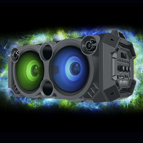 купить Колонка портативная Bluetooth Sven PS-550 Black в Кишинёве 