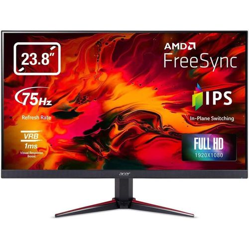 cumpără Monitor Acer VG240YA ZeroFrame Black/Red (UM.QV0EE.A01) în Chișinău 