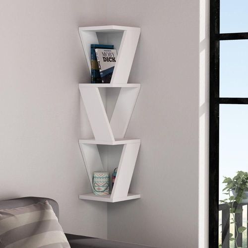 купить Полка декоративная Trendy Zena-Alb 22x85x22cm (GTR005364) в Кишинёве 
