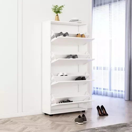 cumpără Raft pentru încălțăminte Mobildor-Lux Leo 70x27x164H cm White în Chișinău 