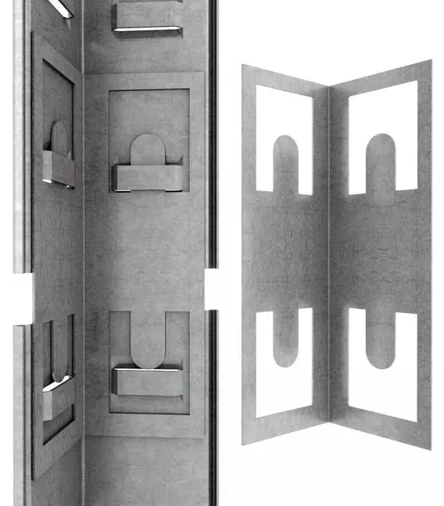 cumpără Raft de depozitare Nex Home Raft metalic Budget 1600x800x400mm, 4 polite metal, galvanizat în Chișinău 