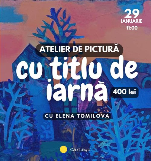 купить Atelier de pictură cu Elena Tomilova (6-12 ani) в Кишинёве 