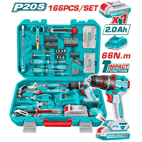 купить Набор электроинструментов Total tools THKTHP41667 (166buc.) в Кишинёве 