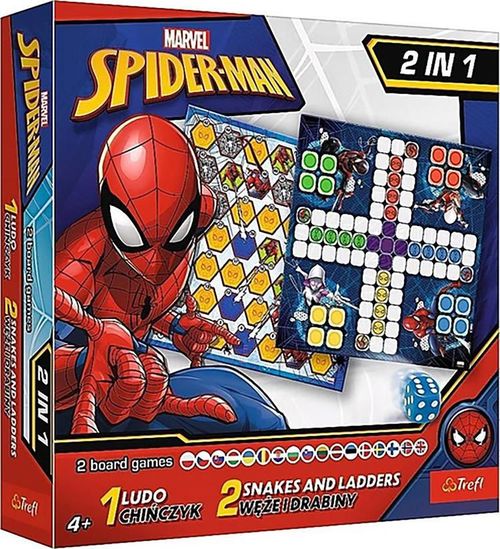 cumpără Joc educativ de masă Trefl (2419) Snakes and Ladders „Spider-Man” (RO) în Chișinău 