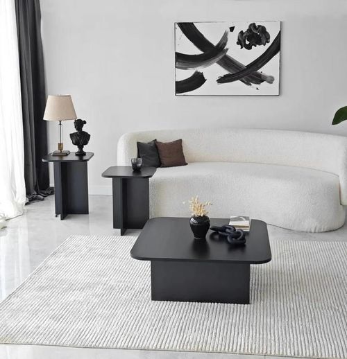 купить Журнальный столик Trendy Blues, Черный, комплект в Кишинёве 