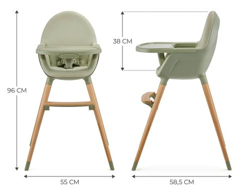cumpără Scaun de masă KinderKraft Fini 2 GREENKHFINI02GRE0000 green în Chișinău 