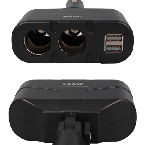 купить Разветвитель для прикуривателя Olesson NO.1652 черный Y15-184, тройник в Кишинёве 