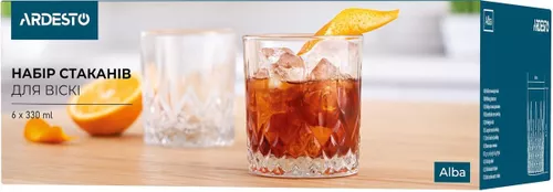 cumpără Veselă pentru băuturi Ardesto AR2633WA Alba 330ml 6buc în Chișinău 