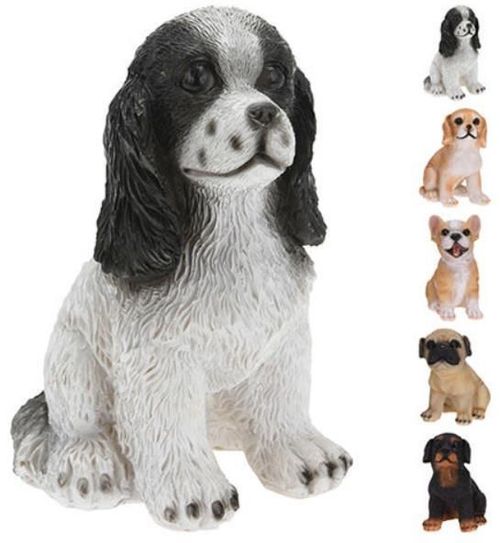 купить Садовая фигура ProGarden 44478 Собака сидящая 14.5cm, 5 разных пород в Кишинёве 